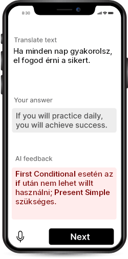 Angol nyelvtani tréner