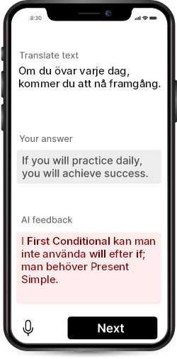 Tränare för engelsk grammatik
