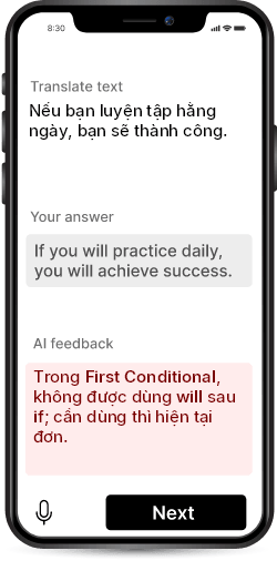 Trình luyện ngữ pháp tiếng Anh