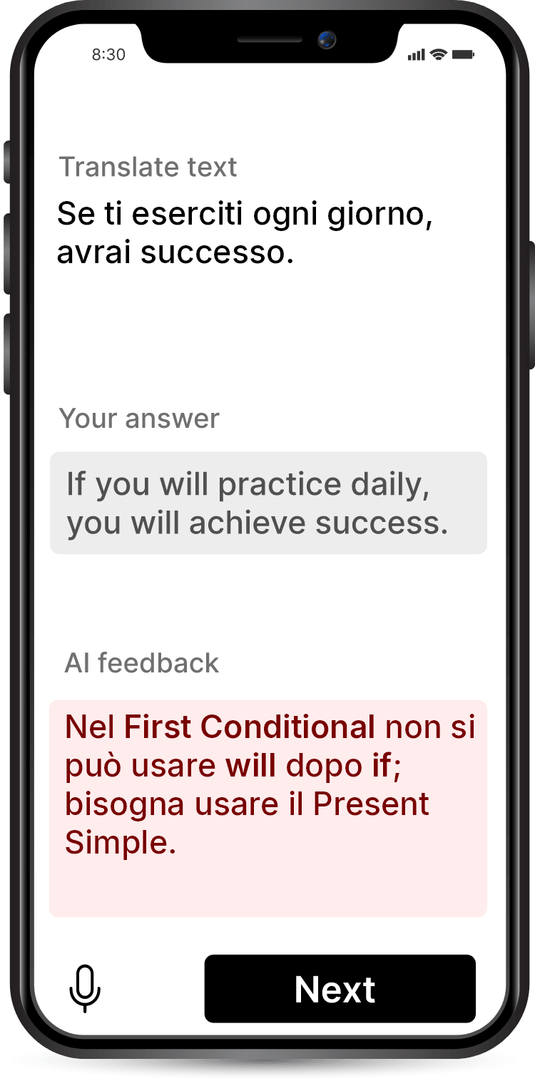 Trainer di grammatica inglese — la migliore app per imparare l’inglese ...